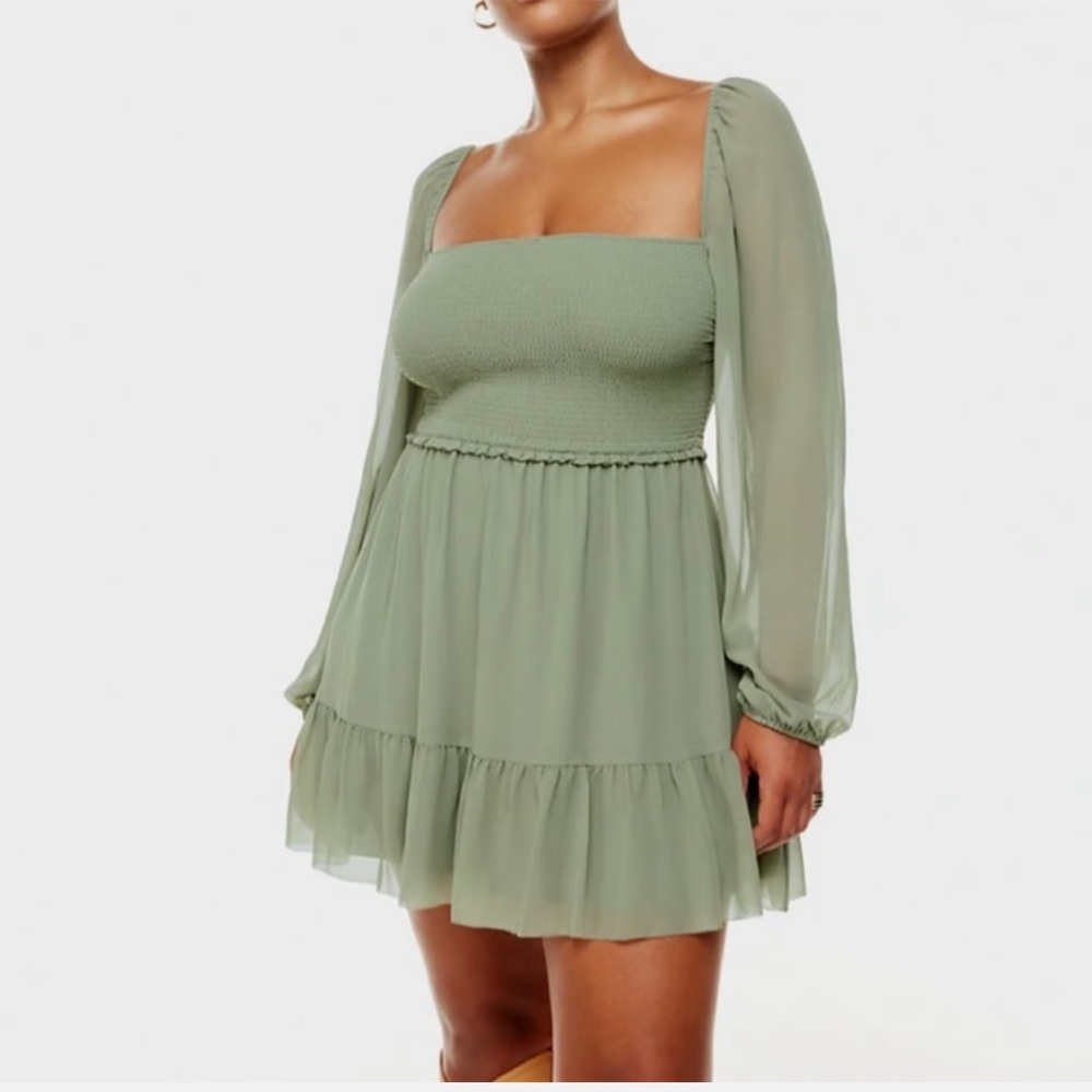 NWT Wilfred Tempest Dress in Dusky Green XXL